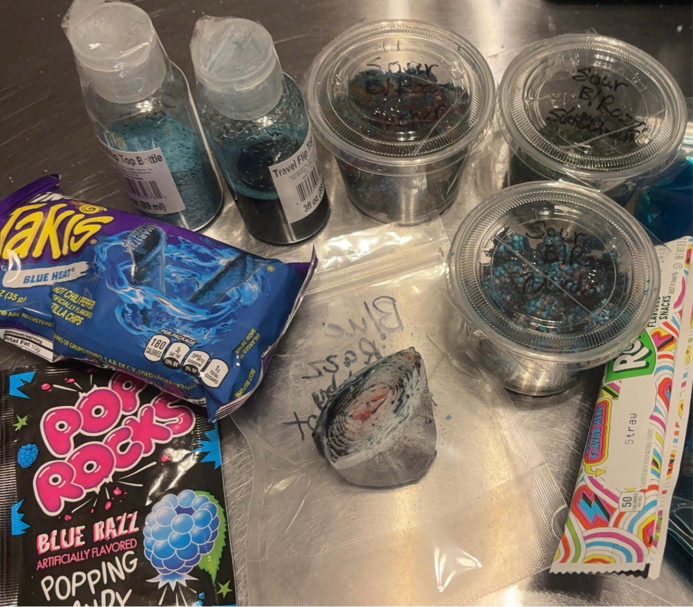 Blue Razz Sour Pickle Kit