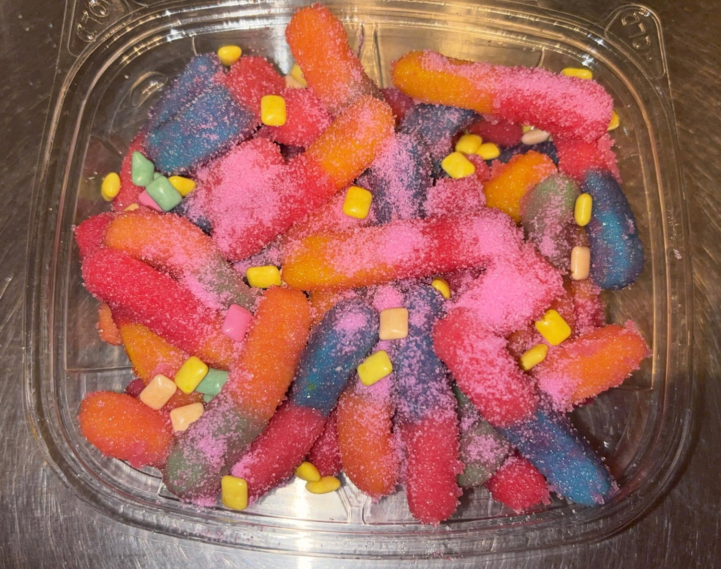 Candy Coated Gummy Worms