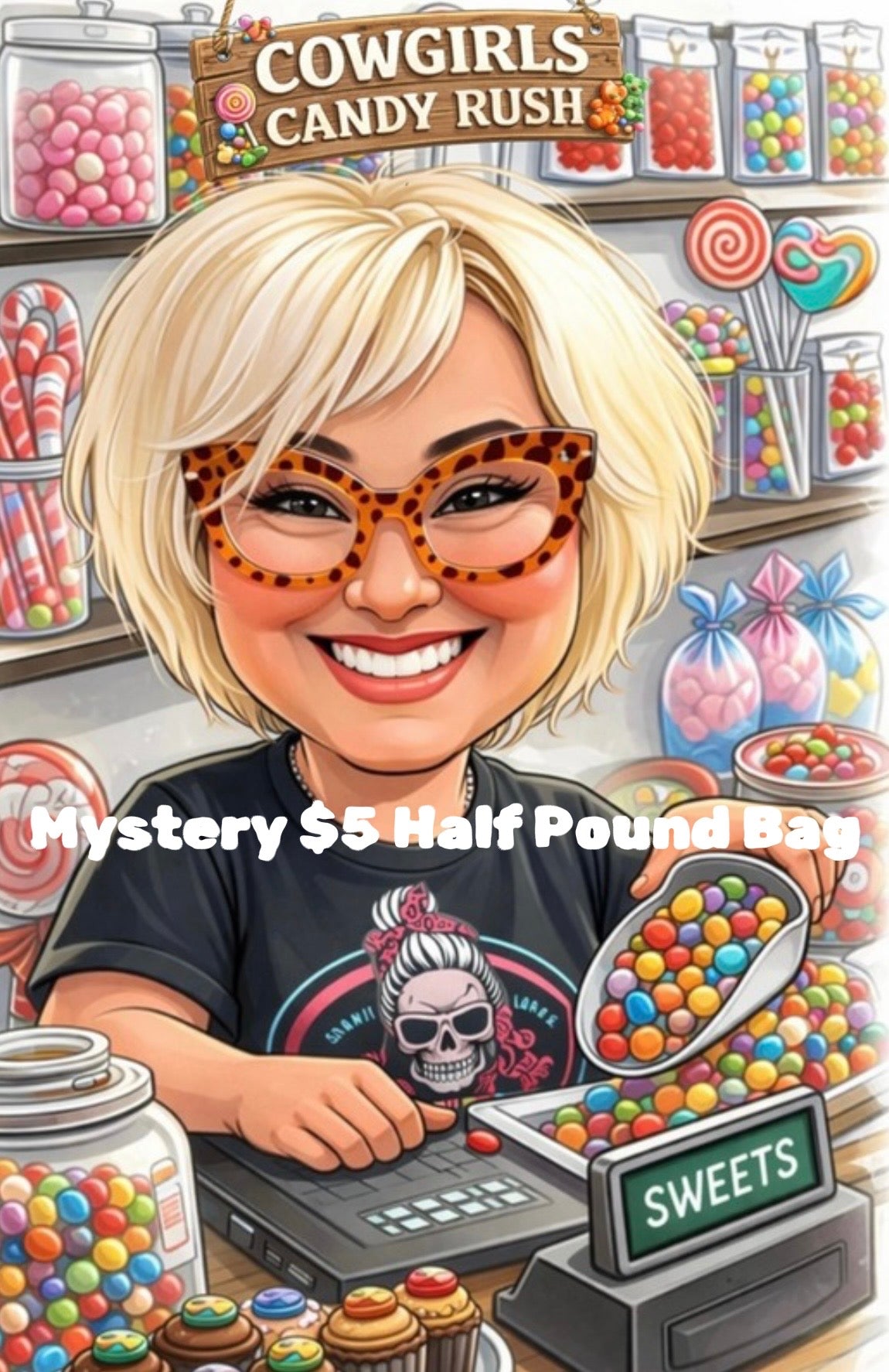 $5 Mystery Half Pound Gummy Mix-Sweet & Sour
