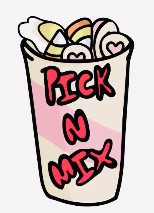 Waffle Drawing 5lb Pick N Mix Jar