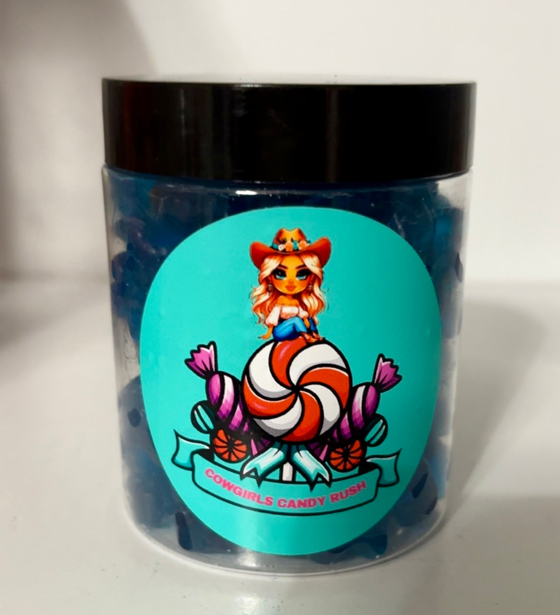 Blue Raspberry Gummy Bears 8oz