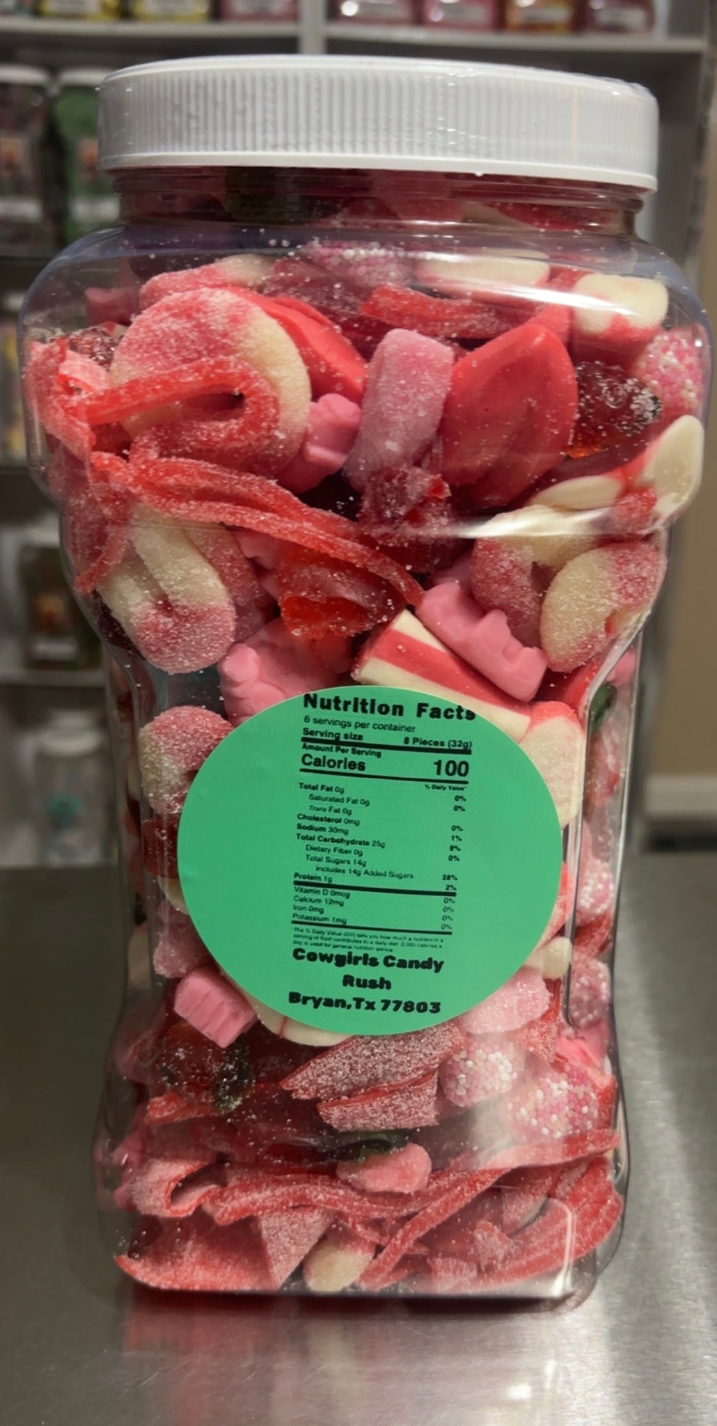 All Strawberry Sweet N Sour Jar 6lbs