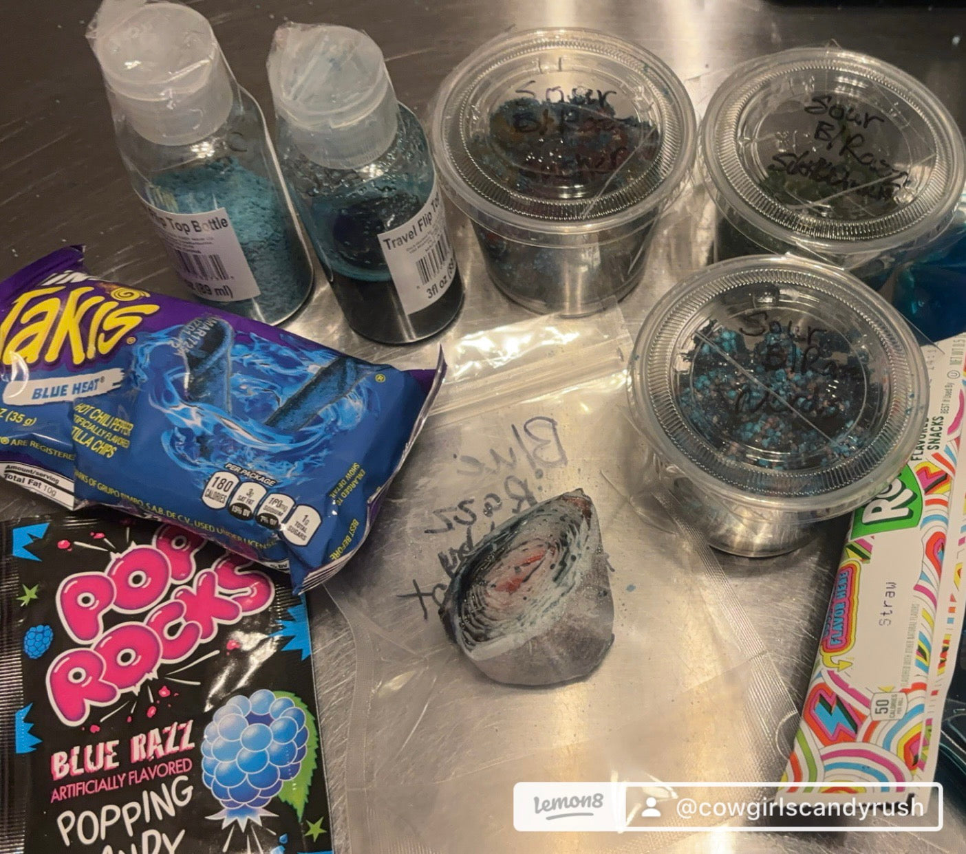 Blue Razz Sour Pickle Kit