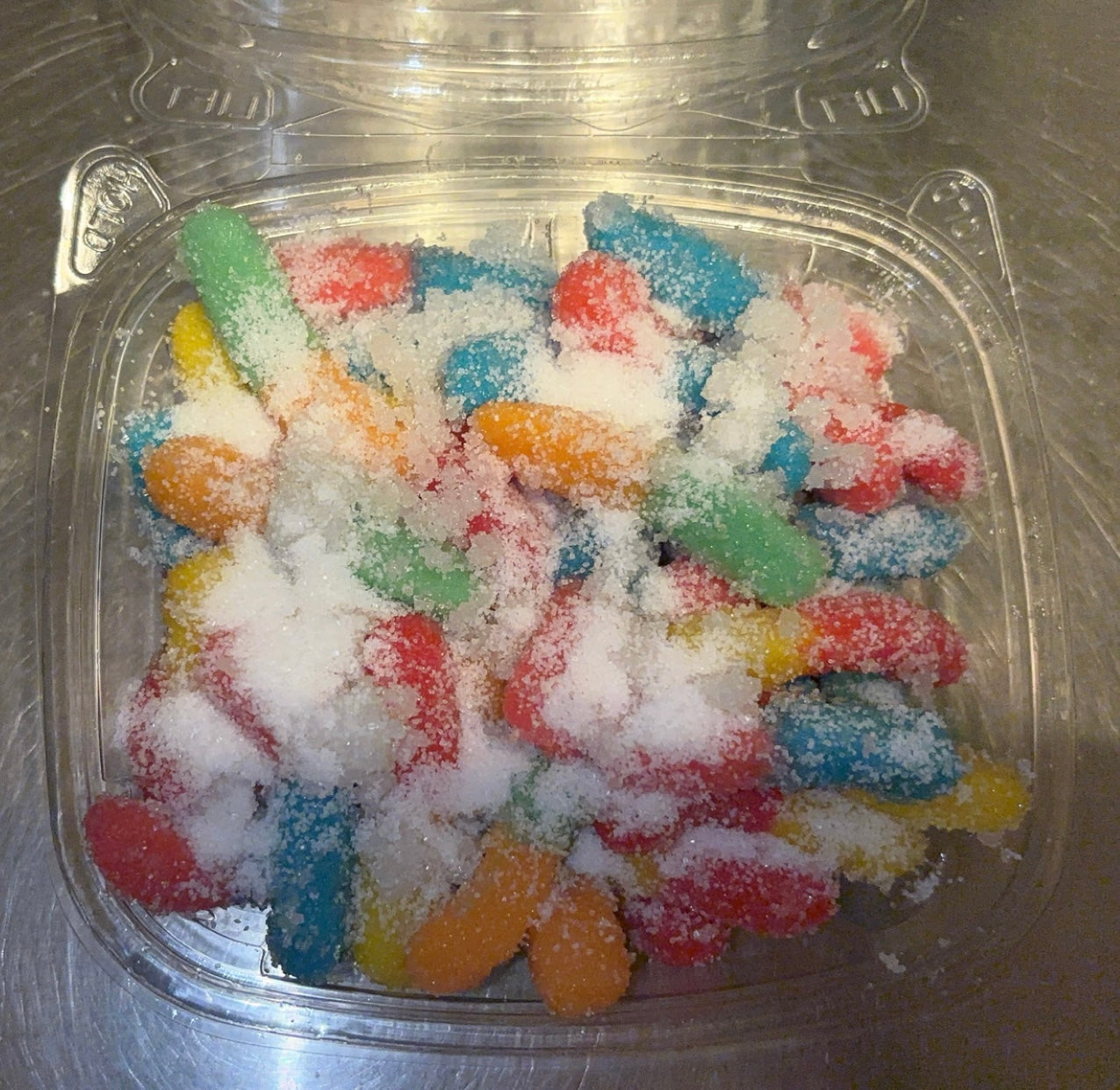 Candy Coated Gummy Worms