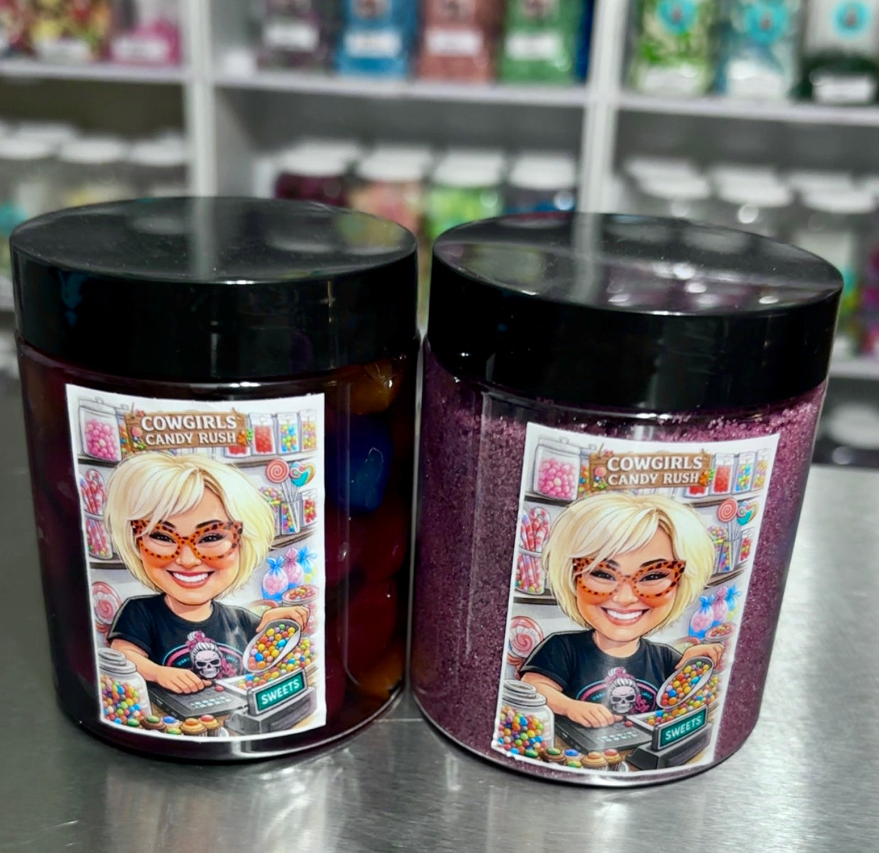Cowgirls Candy Rush Oowey Gooey Passion Fruit Gushies & Dipping Powder