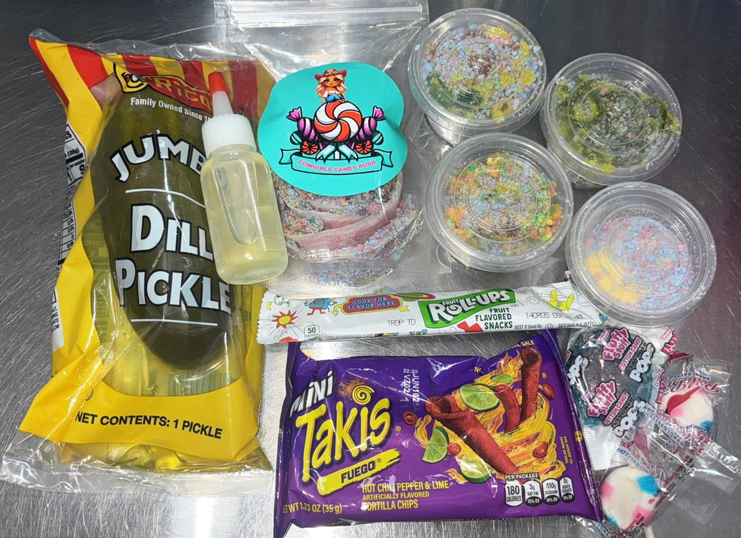 Pina Colada Cotton Candy Pickle Kit