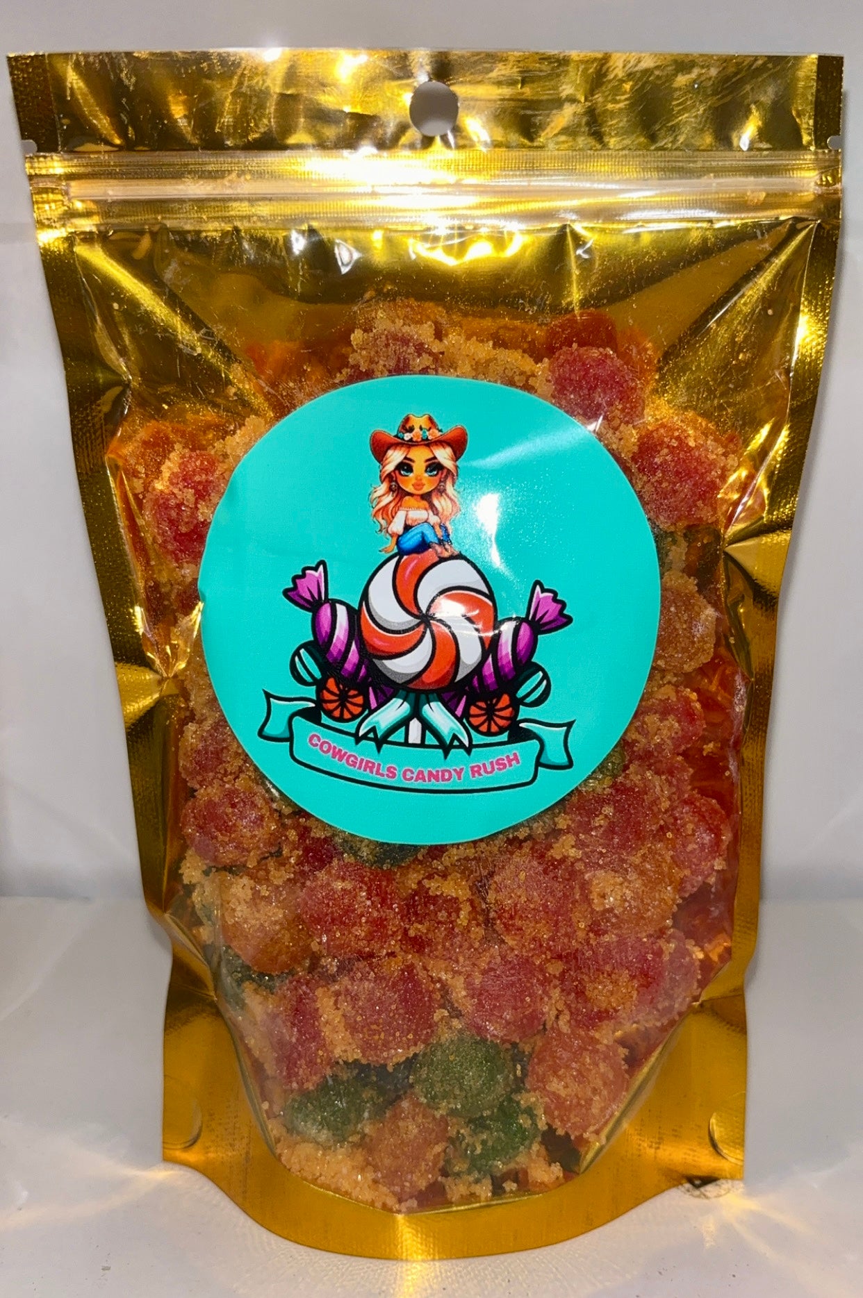 Sour Pineapple Mango Gushies 8oz Bag