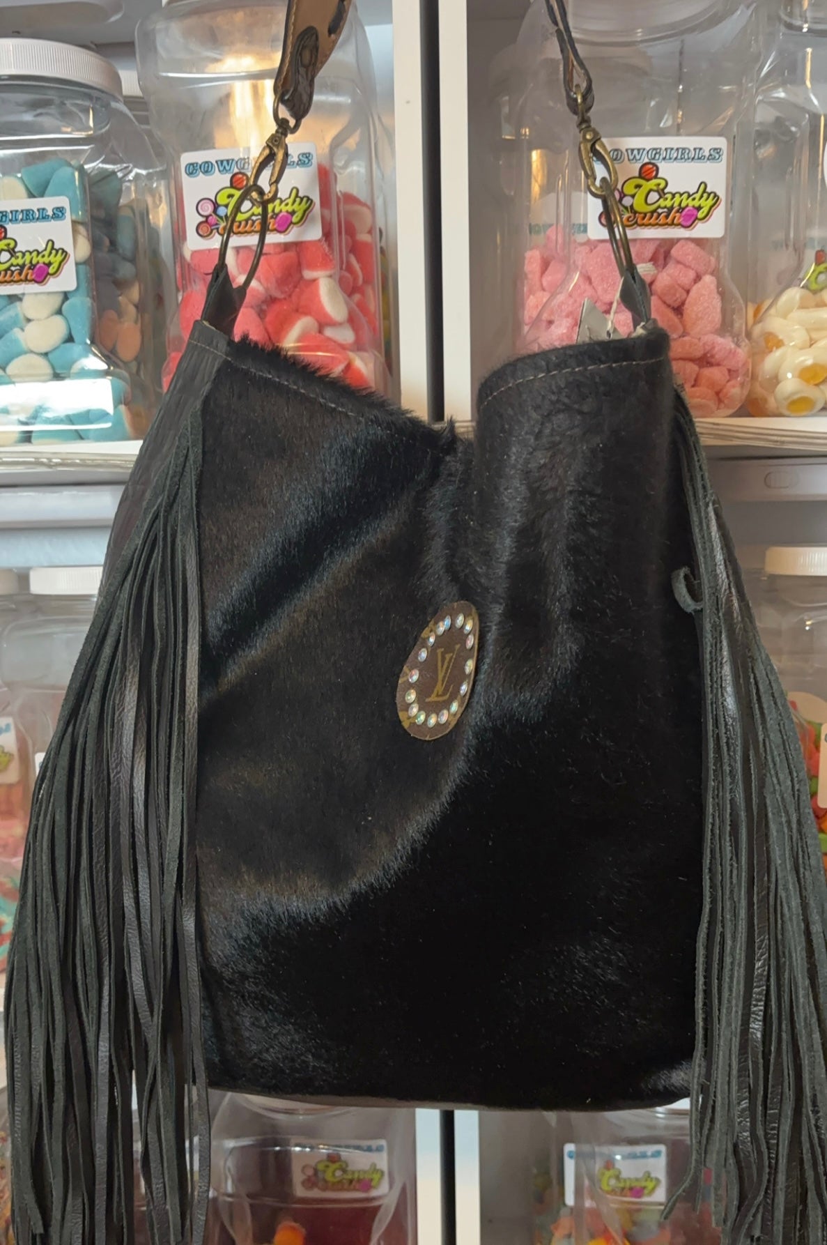 Upcycled Keep It Gypsy Black Handbag
