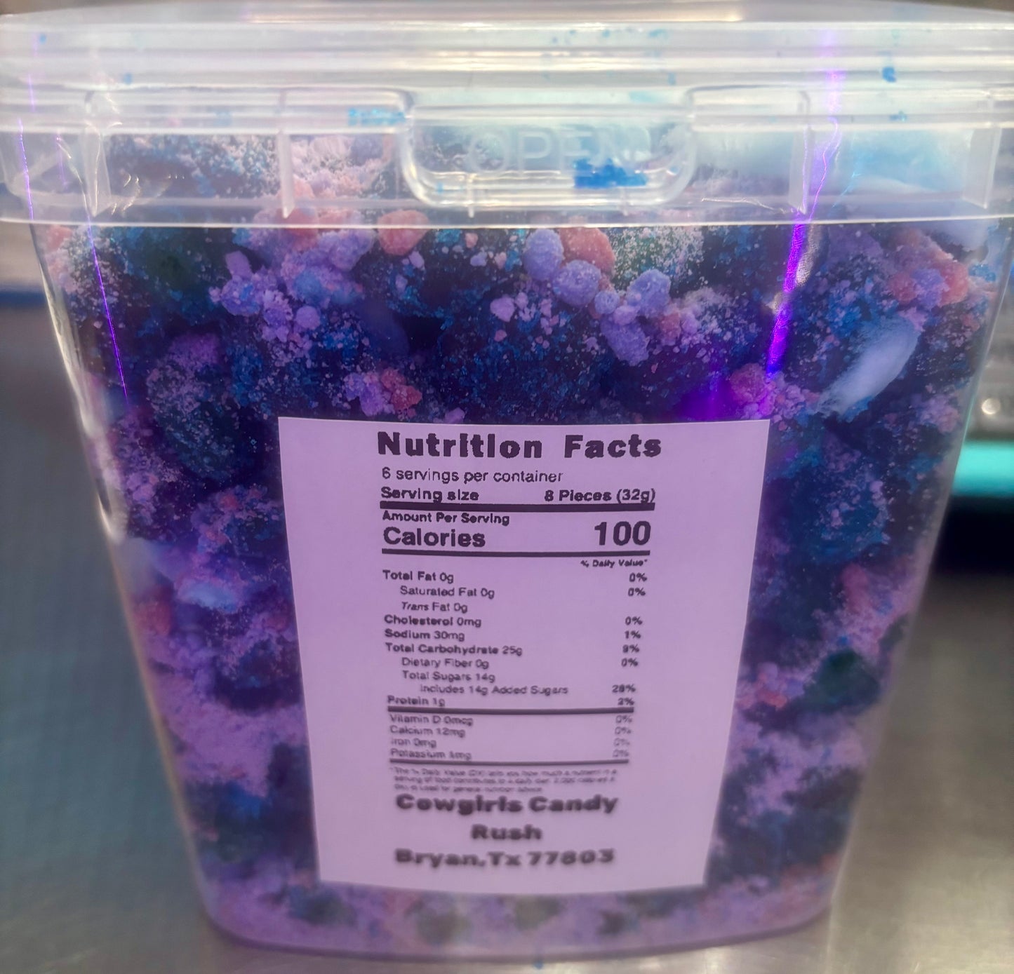 Cotton Candy Gushies Bucket 4lbs.