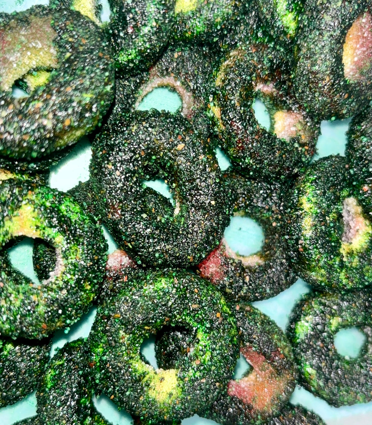 Pickle Peach Rings 8oz Bag
