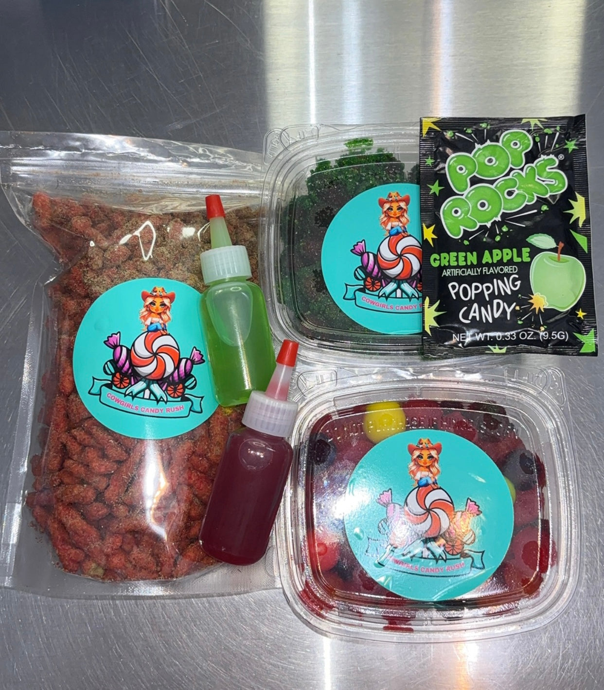 Cowgirls Candy Rush Sour Spicy Snack Box