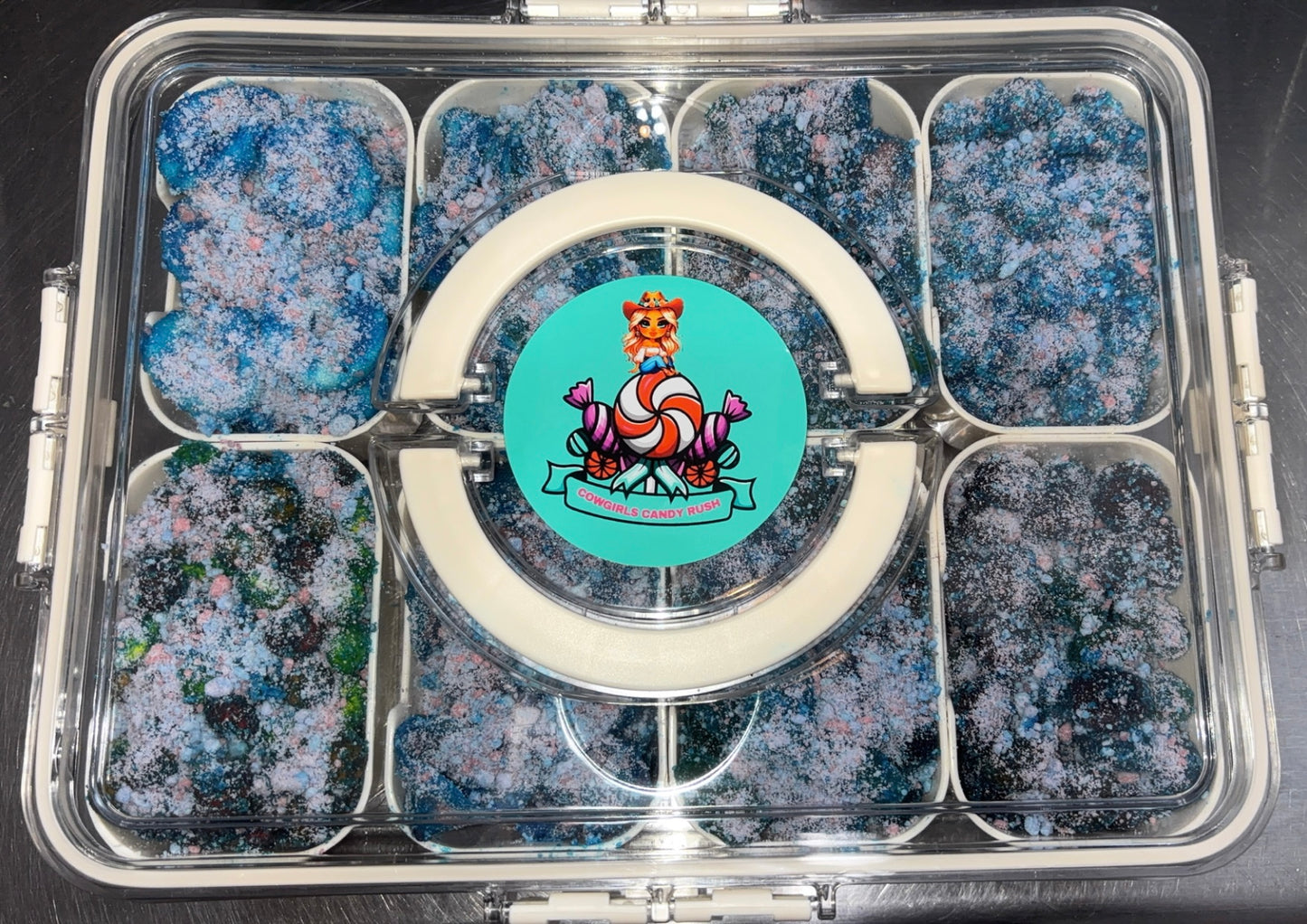 Cowgirls Candy Rush Cotton Candy Snackle Box 5.5lbs