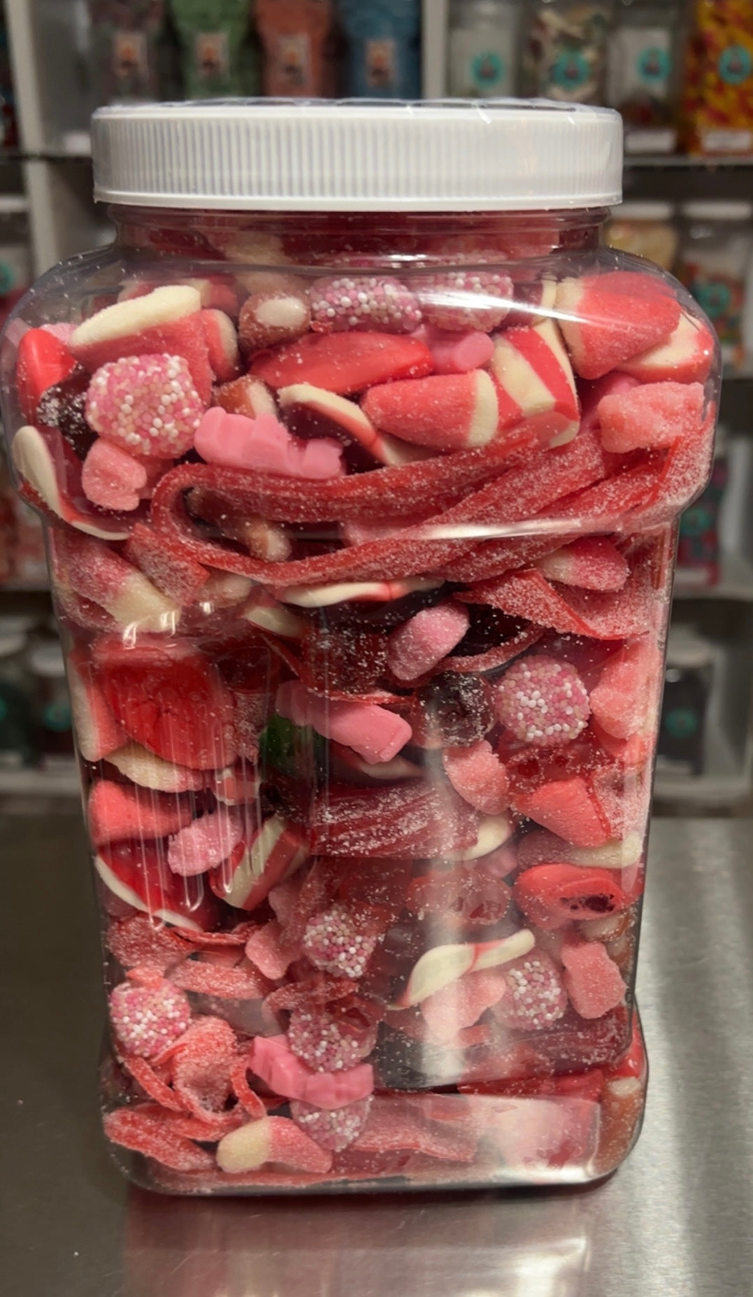 All Strawberry Sweet N Sour Jar 6lbs