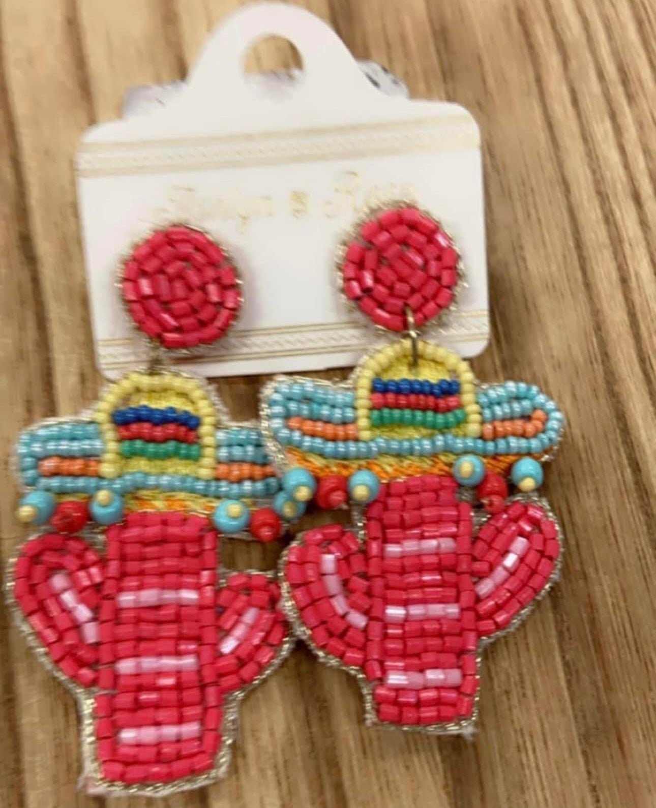 Cactus Earrings