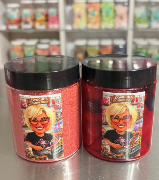 Cowgirls Candy Rush Oowey Gooey Tigers Blood Gushies & Dipping Powder
