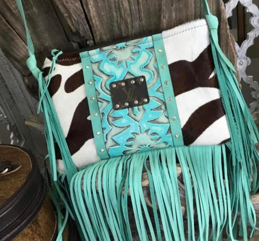 Upcycled Keep It Gypsy Crossbody TW Zebra