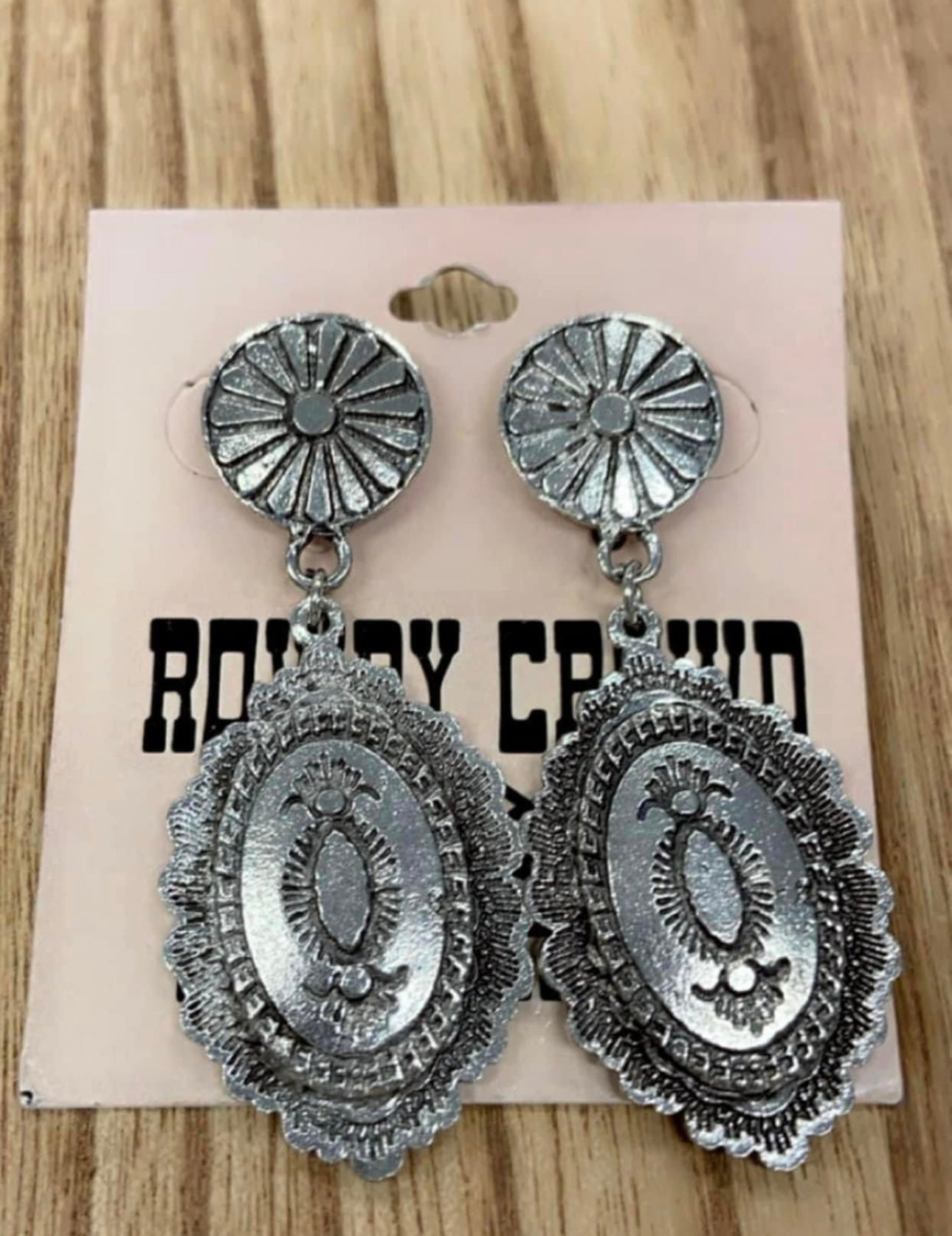 Sterling Kreek Concho Earrings