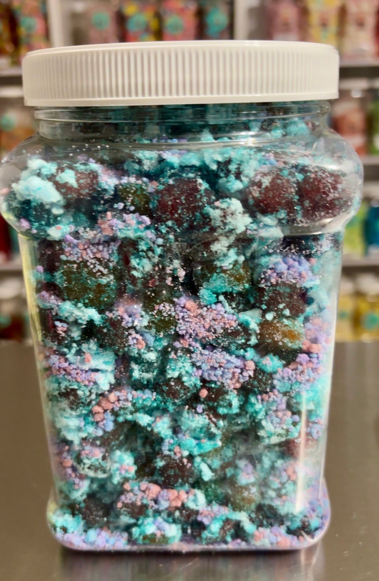 Cowgirls Candy Rush Cotton Candy Gushies W/Real Cotton Candy Jars