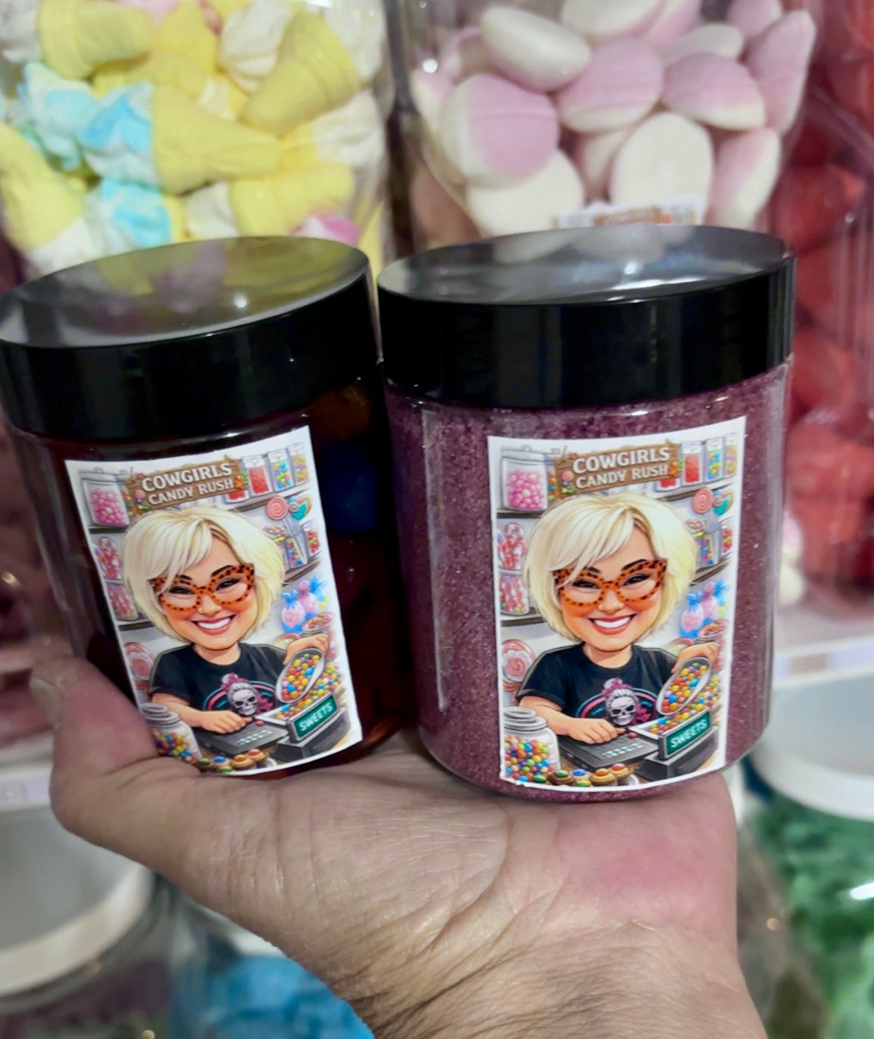 Cowgirls Candy Rush Oowey Gooey Passion Fruit Gushies & Dipping Powder