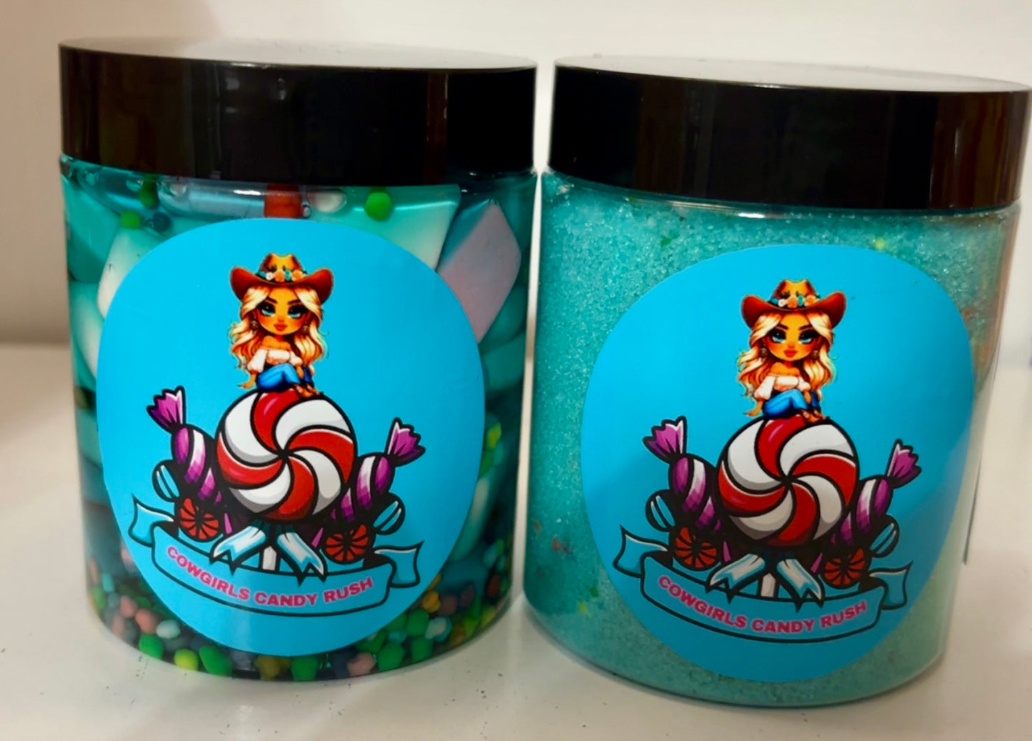 Cowgirls Candy Rush Oowey Gooey Cotton Candy Squashums & Cotton Candy Nerdy Dipping Powder