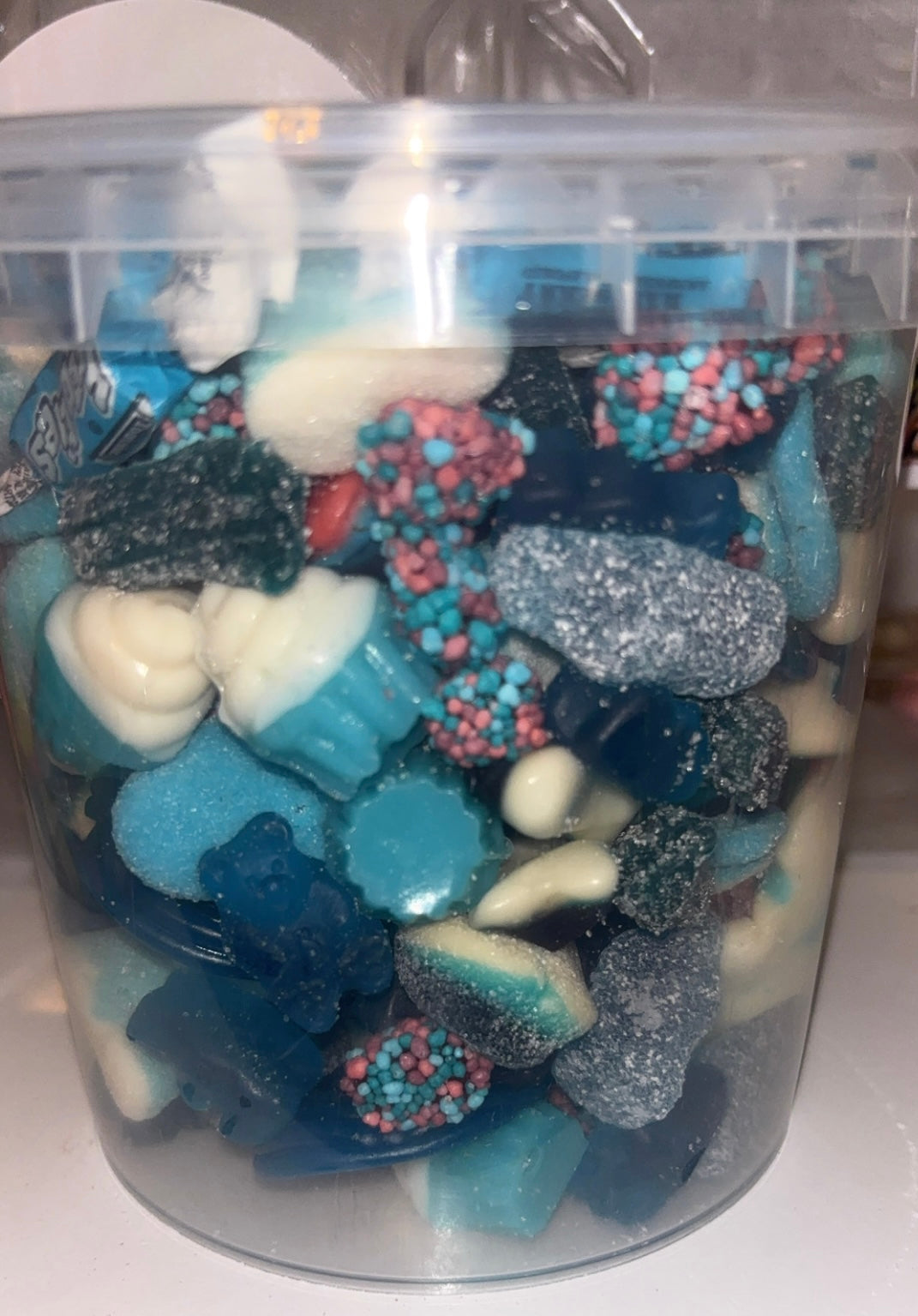 Blue Razz Gummy Bucket 2lbs.