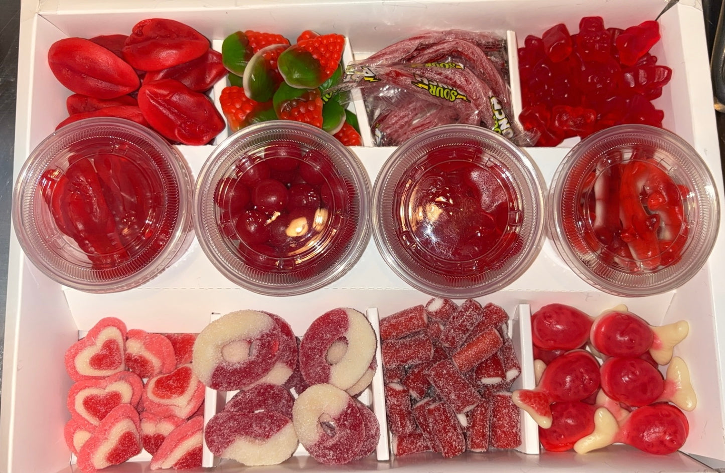 Red 3lb Gummy Candy Box