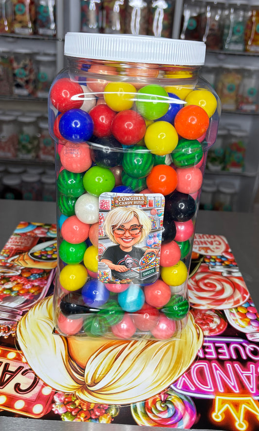 Cowgirls Candy Rush Bubblegum Mix Jar 6lbs
