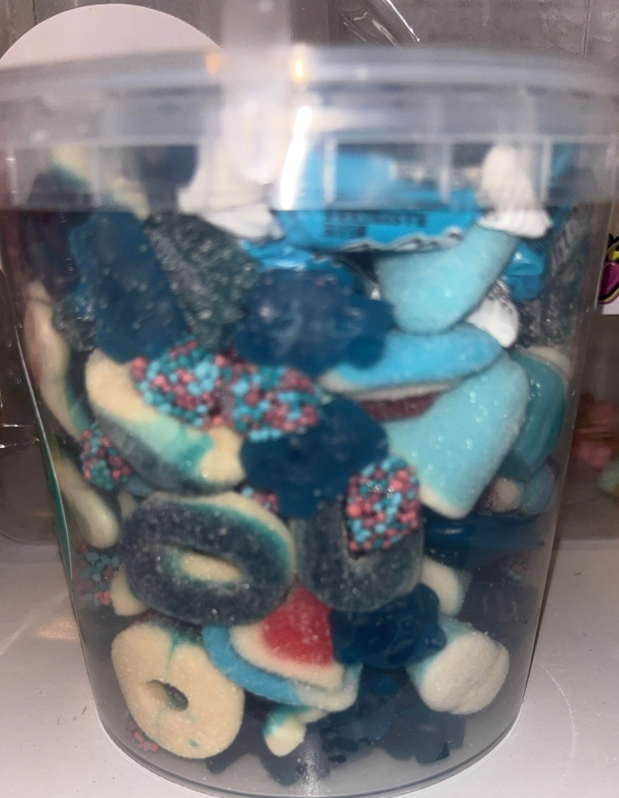 Blue Razz Gummy Bucket 2lbs.