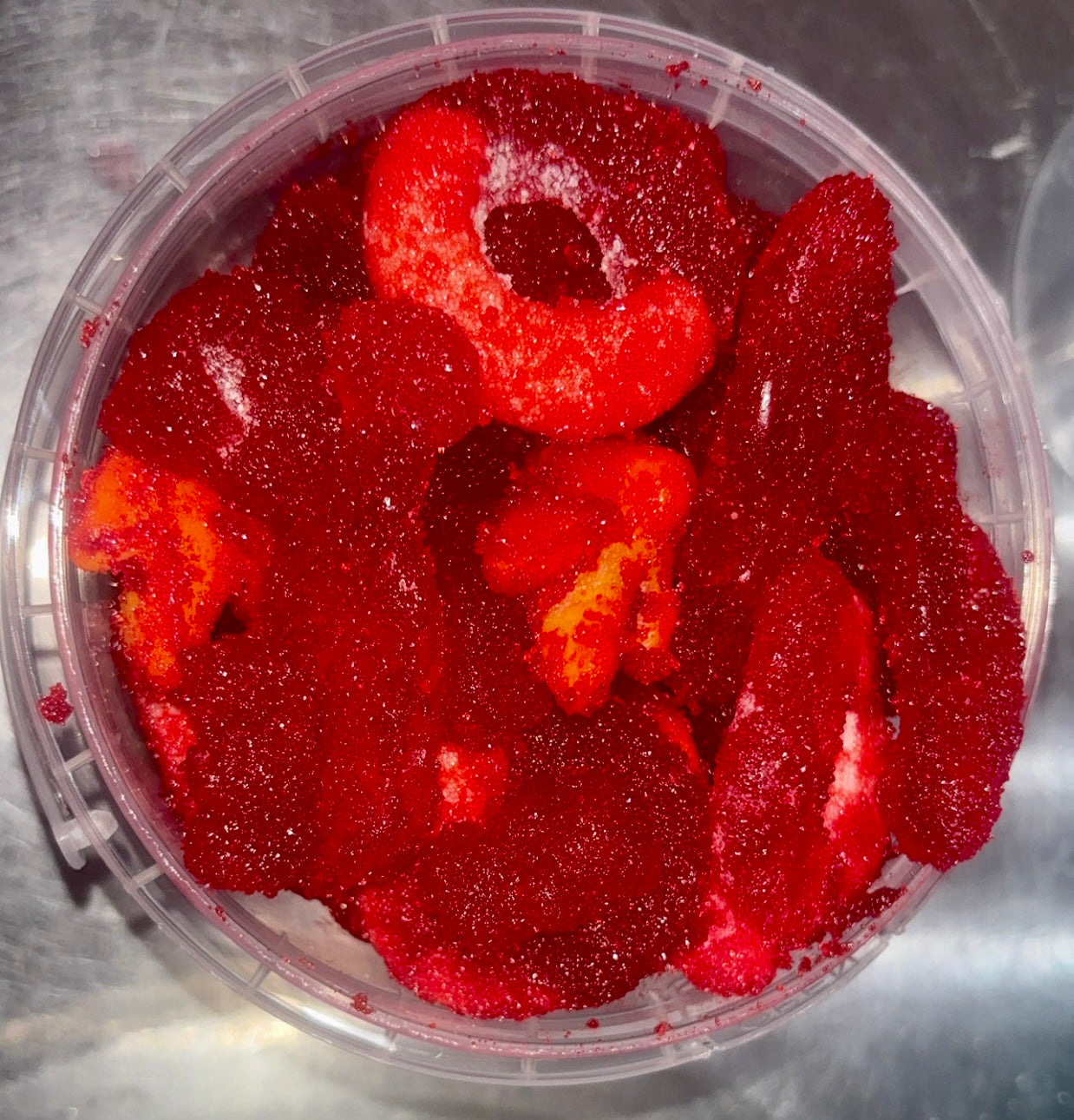 Cowgirls Candy Rush 1lb Gummy Candy Bucket With Sour Powder Coating