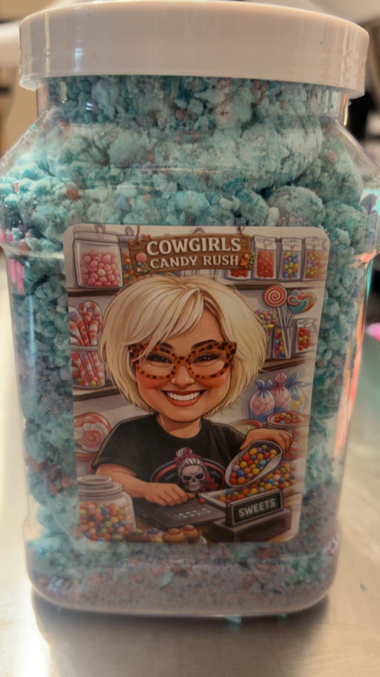 Cotton Candy Squashums Made W/Real Cotton Candy(Not Made On Live)